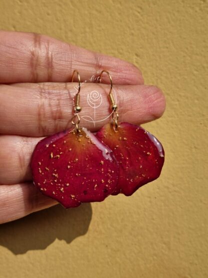 Rose petal Earrings